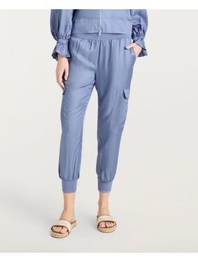 cinq a sept Periwinkle Giles Cargo Jogger Pants
